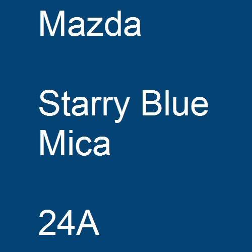 Mazda, Starry Blue Mica, 24A.